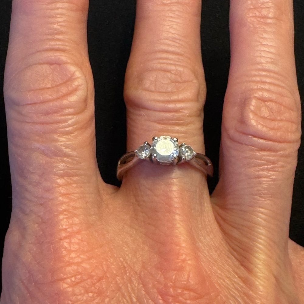 Ross-Simons Silver and Cubic Zirconia Trio Ring - Picture 5 of 5